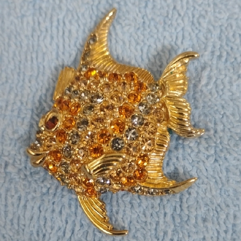 Ciner Fish Brooch